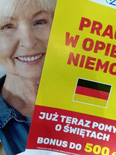 Praca w opiece w Niemczech z dodatkiem 500 Euro