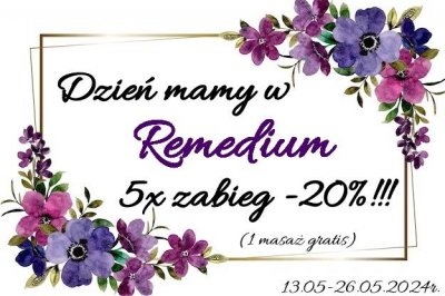 Dzień mamy w gabinecie Remedium!