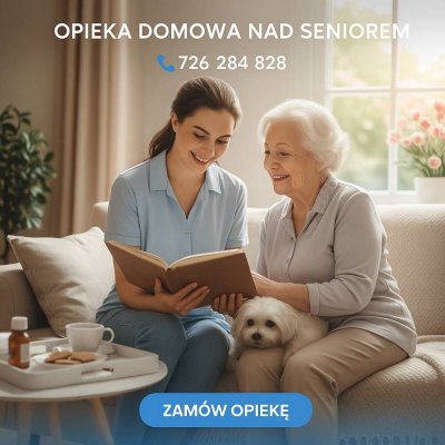 Oferujemy całodobową opiekę seniora z zamieszkaniem / Firma