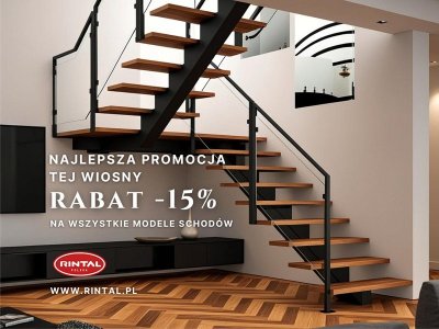 Kwietniowa promocja na schody na wymiar: -15% na Twój nowy projekt!